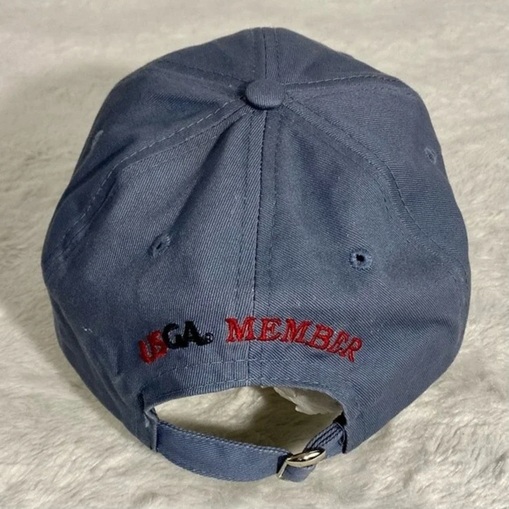 USGA US Open Golf Cap Pebble Beach 2010 Adjustable Blue Hat
